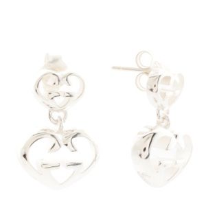 Gucci heard logo earrings